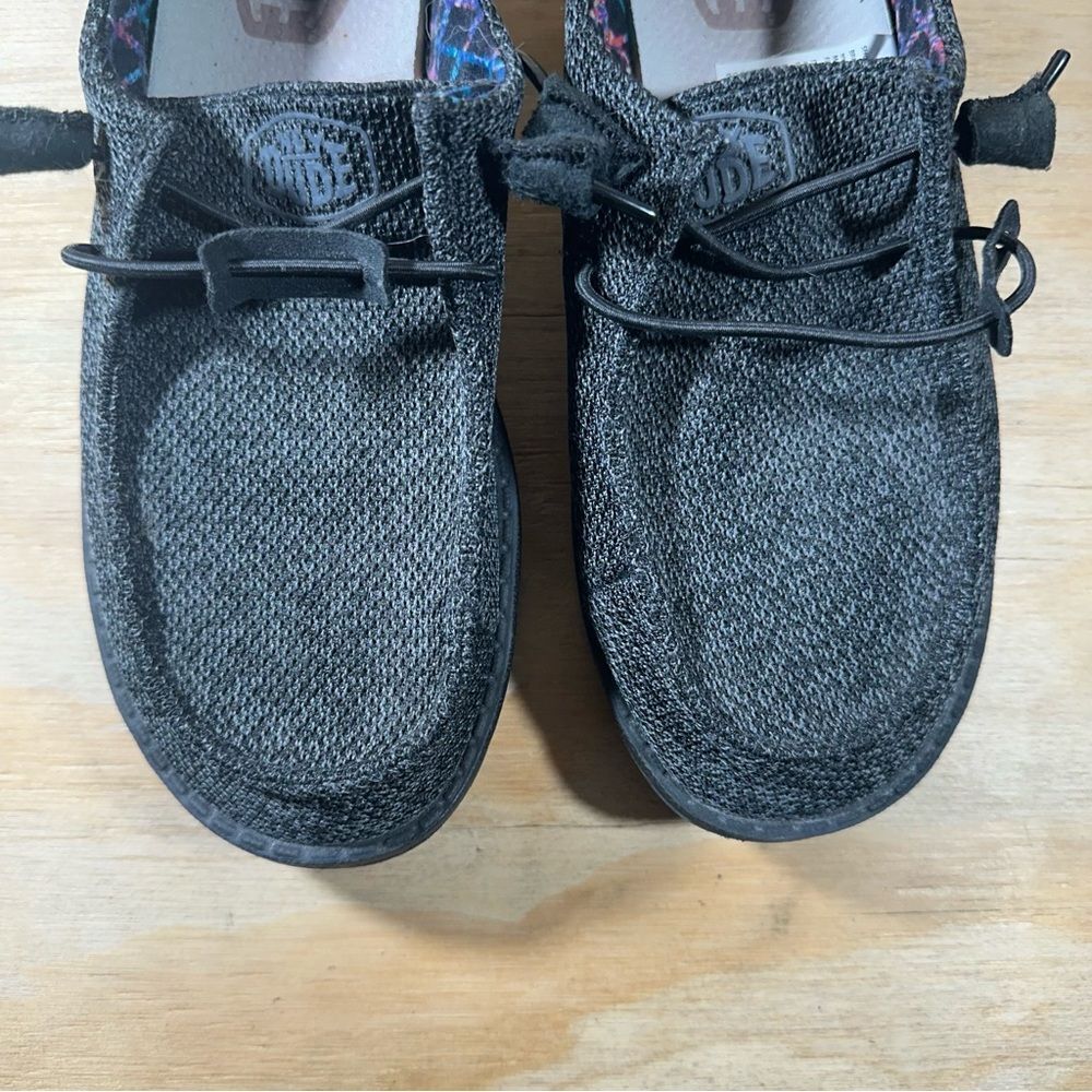 Hey Dude Wendy Sox Casual Black Shoes Women’s Size 7 - Picture 5 of 7